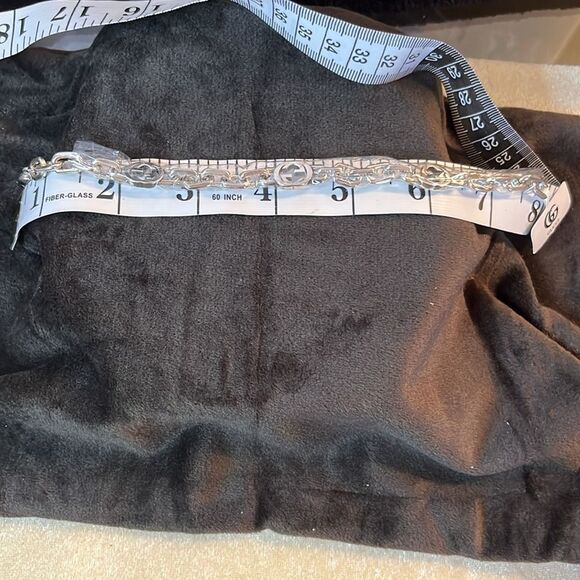 Women’s Gucci Interlocking Chain Bracelet 925 Silver - Picture 10 of 13